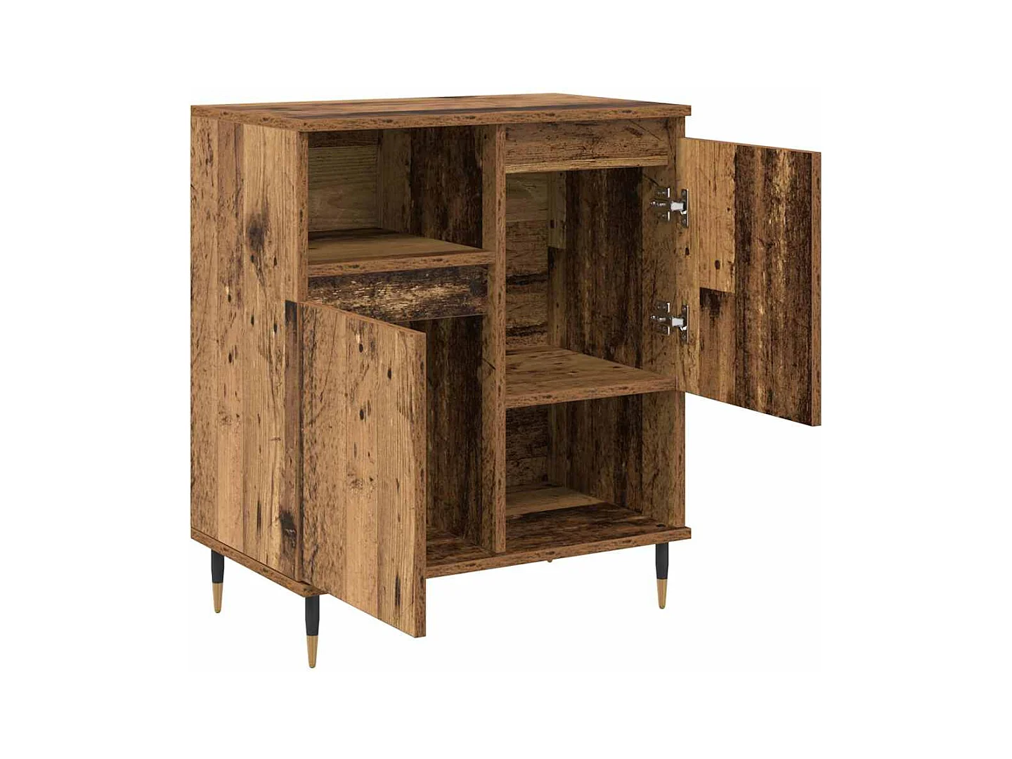 Buffets 2 pièces Bois ancien 120 x 35 x 70 cm Bois d'ingénierie