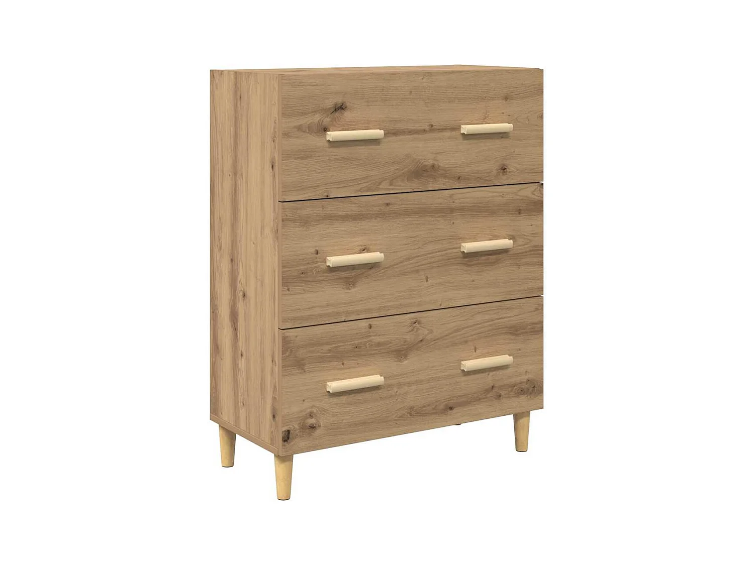 Buffet chêne artisanal 34 x 69.5 x 90 cm Bois d'ingénierie