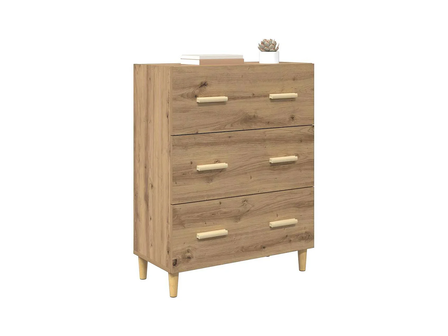 Buffet chêne artisanal 34 x 69.5 x 90 cm Bois d'ingénierie