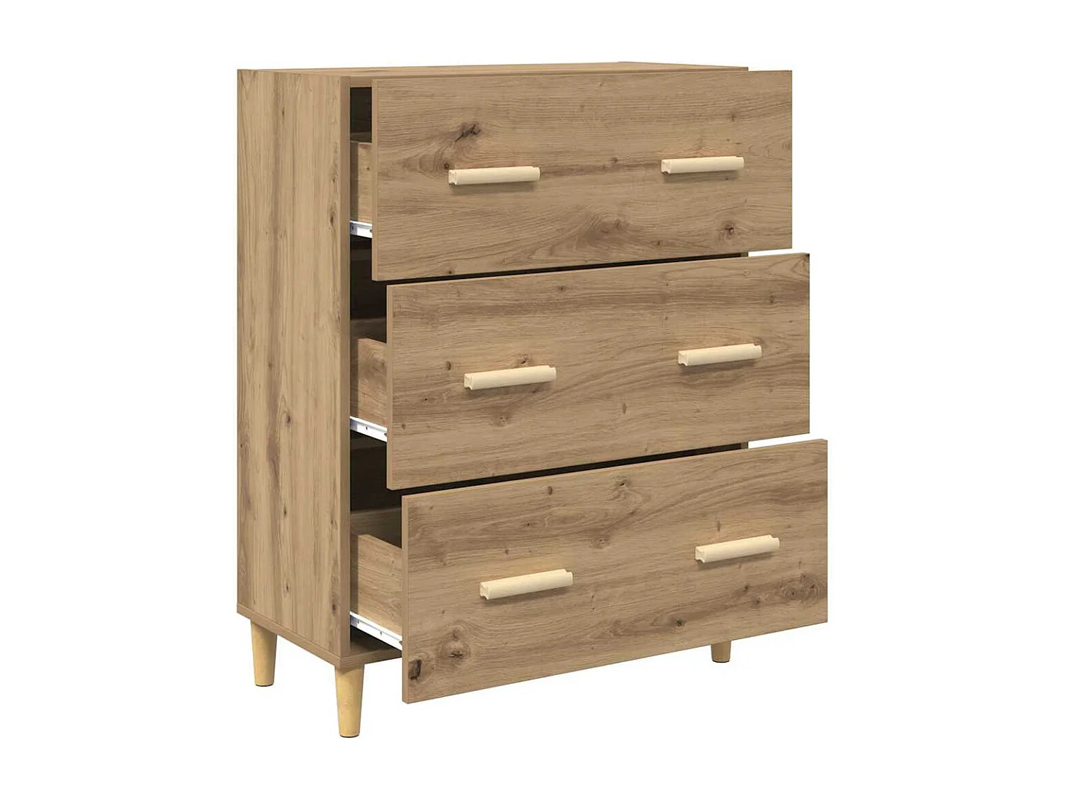 Buffet chêne artisanal 34 x 69.5 x 90 cm Bois d'ingénierie