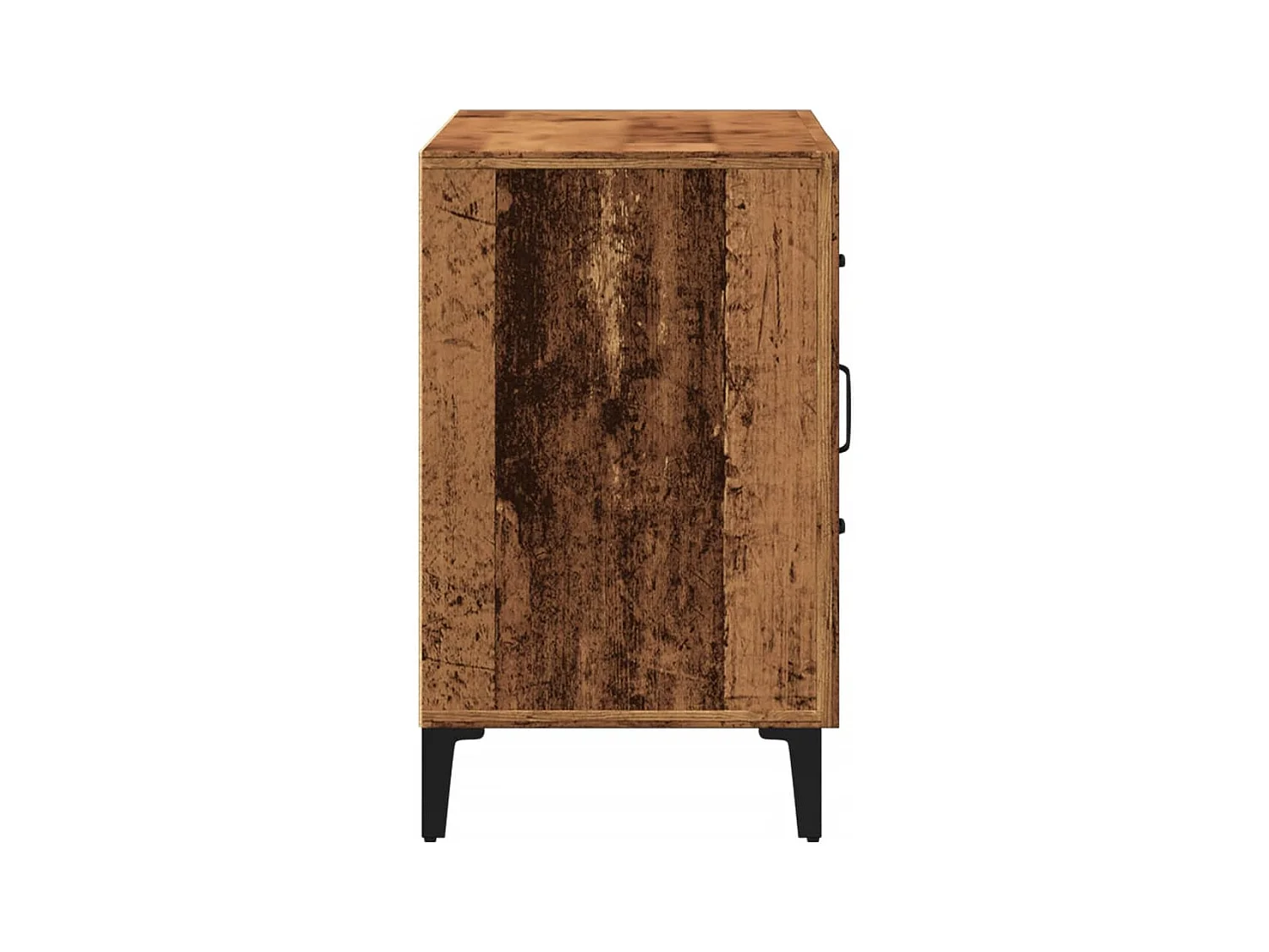 Buffet vieux bois 100x36x60 cm bois d'ingénierie