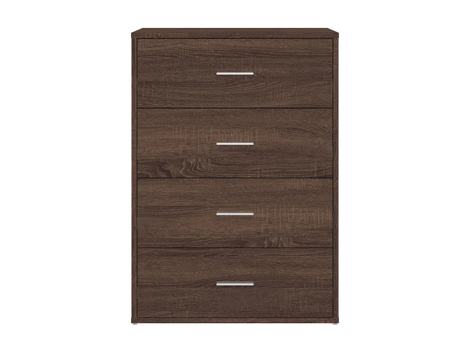 Buffets 2 pièces chêne marron 60x31x84 cm bois d'ingénierie