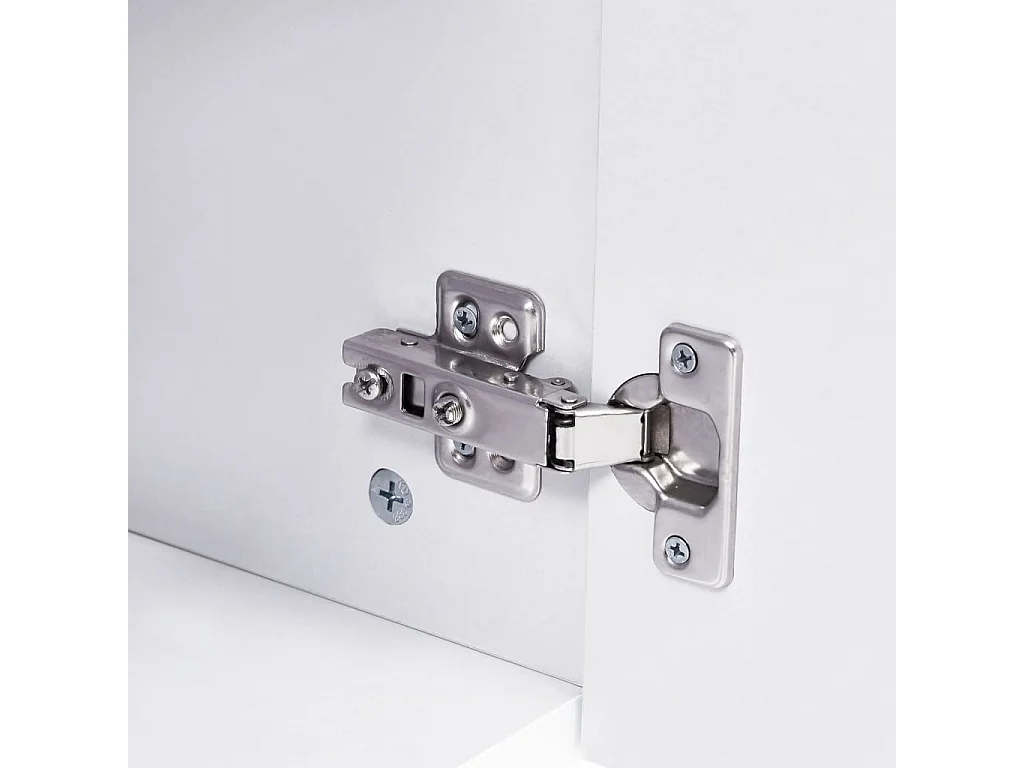 Buffet Blanc 160x40x70 cm MDF