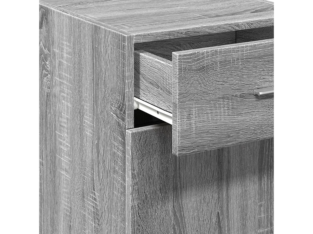 Buffet sonoma gris 40x42,5x93 cm bois d'ingénierie