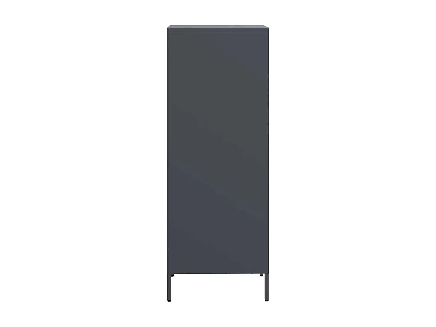 Buffet haut anthracite 39x35x103,5 cm acier