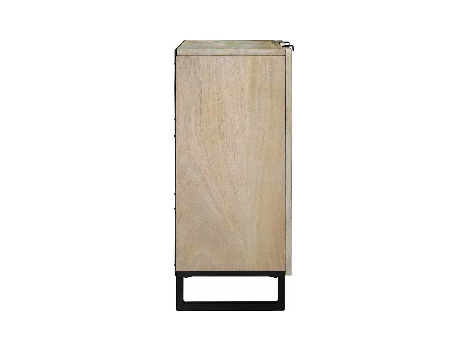 Buffet Blanc 90 x 33 x 75 cm bois de manguier massif