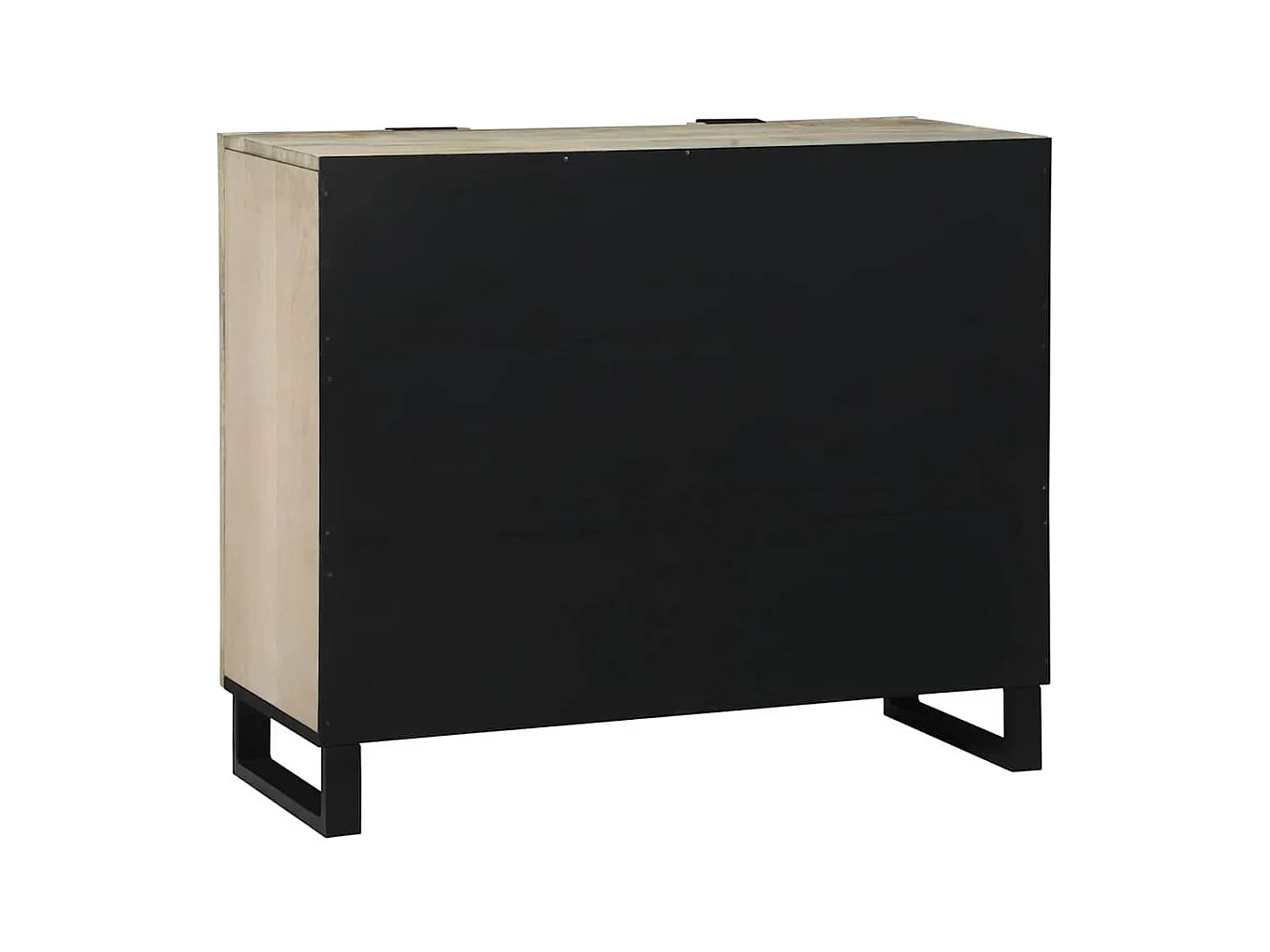 Buffet Blanc 90 x 33 x 75 cm bois de manguier massif