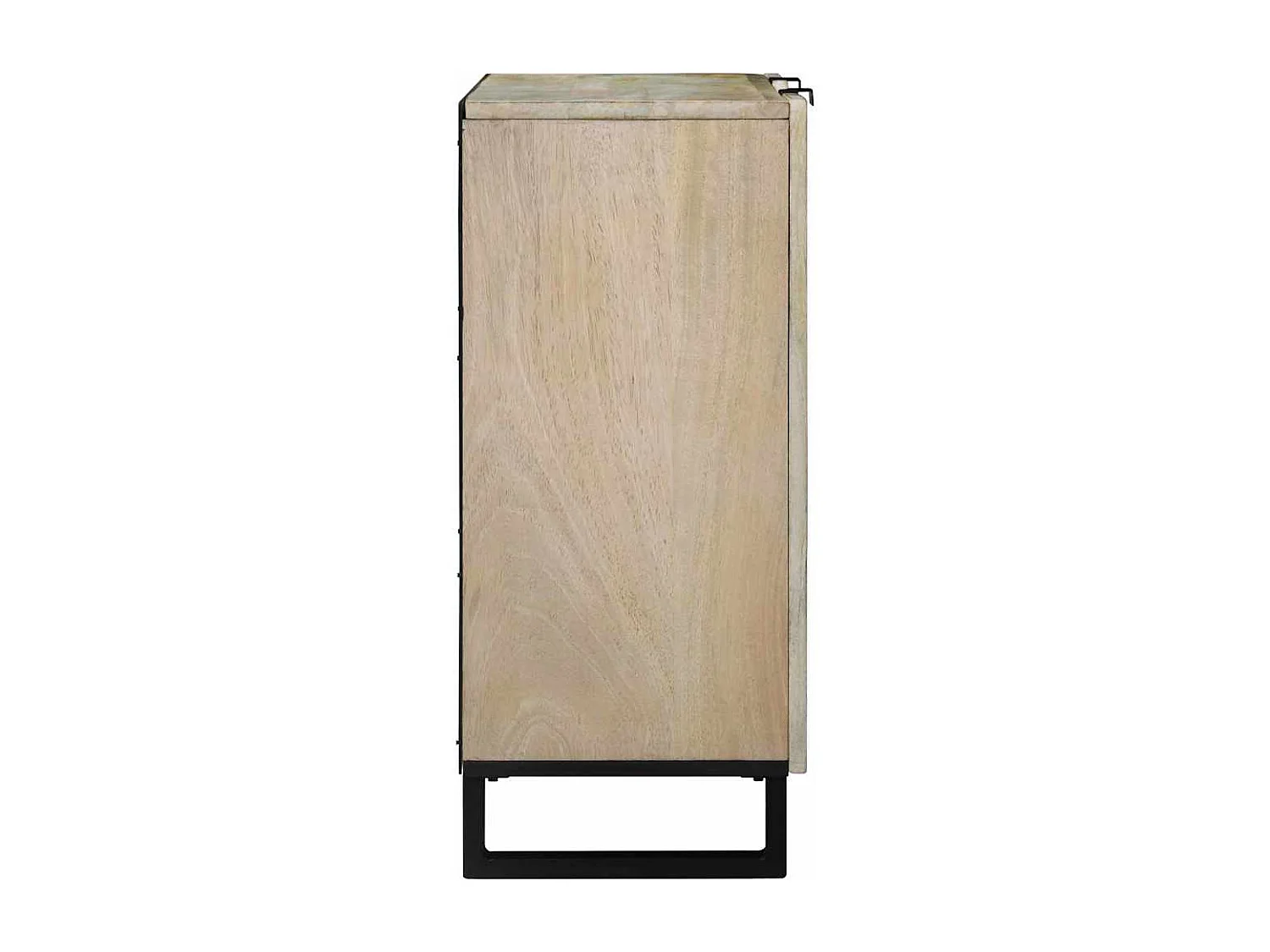 Buffet Blanc 90 x 33 x 75 cm bois de manguier massif