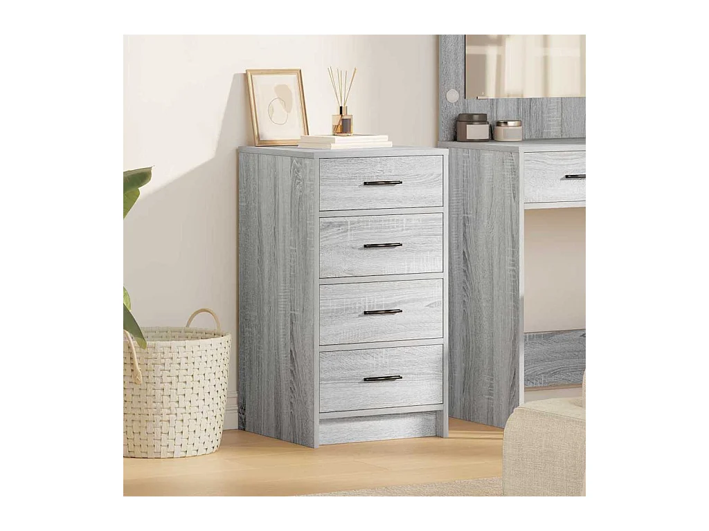 Buffet Sonoma gris 40 x 41 x 75 cm Bois d'ingénierie