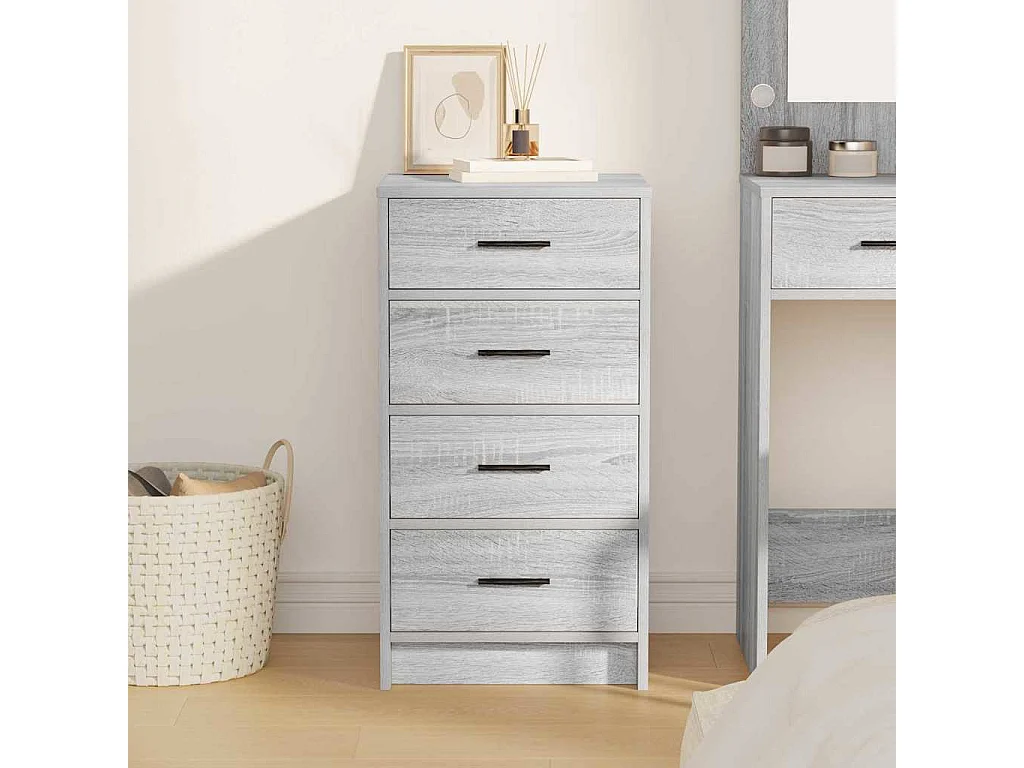 Buffet Sonoma gris 40 x 41 x 75 cm Bois d'ingénierie