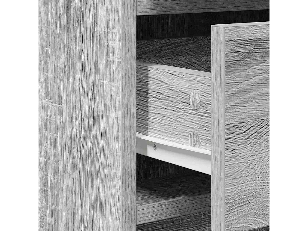 Buffet Sonoma gris 40 x 41 x 75 cm Bois d'ingénierie