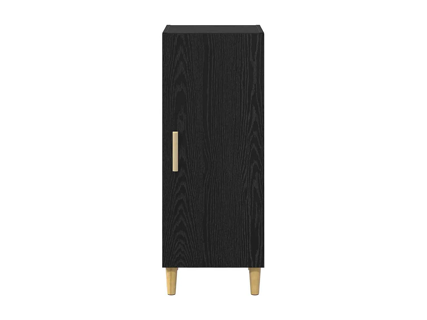 Buffet Chêne noir 34,5 x 34 x 90 cm Bois d'ingénierie