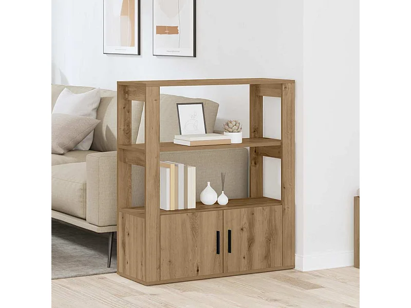 Buffet chêne artisanal 30 x 80 x 90 cm Bois d'ingénierie