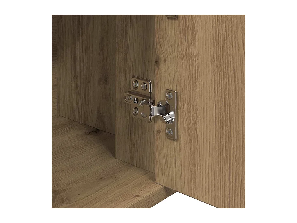 Buffet chêne artisanal 30 x 80 x 90 cm Bois d'ingénierie