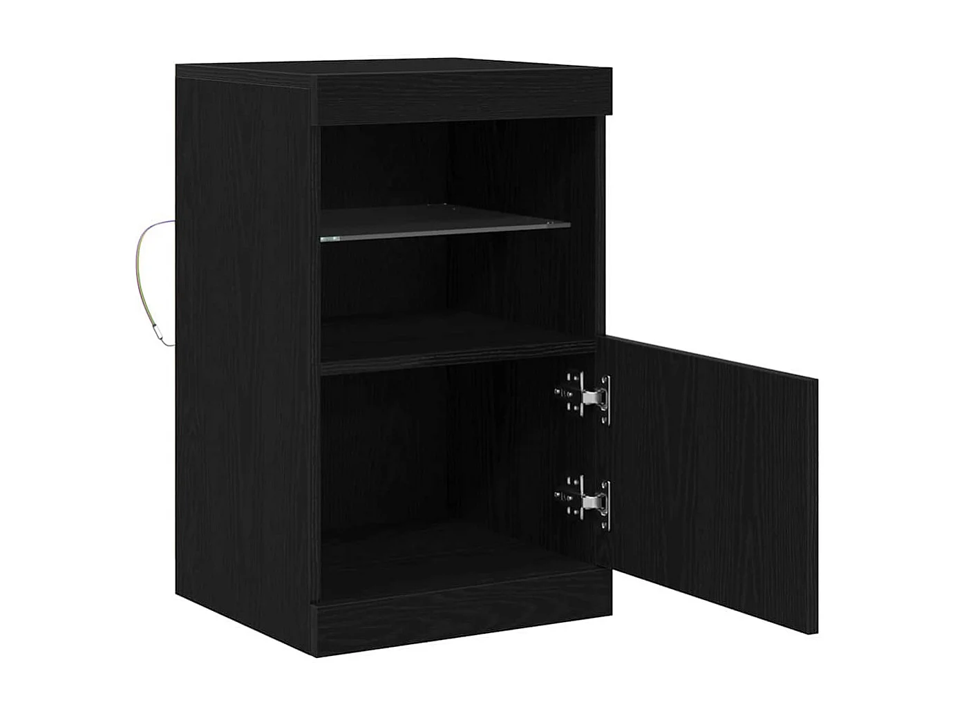 Buffet Chêne noir 41 x 37 x 67 cm Bois d'ingénierie