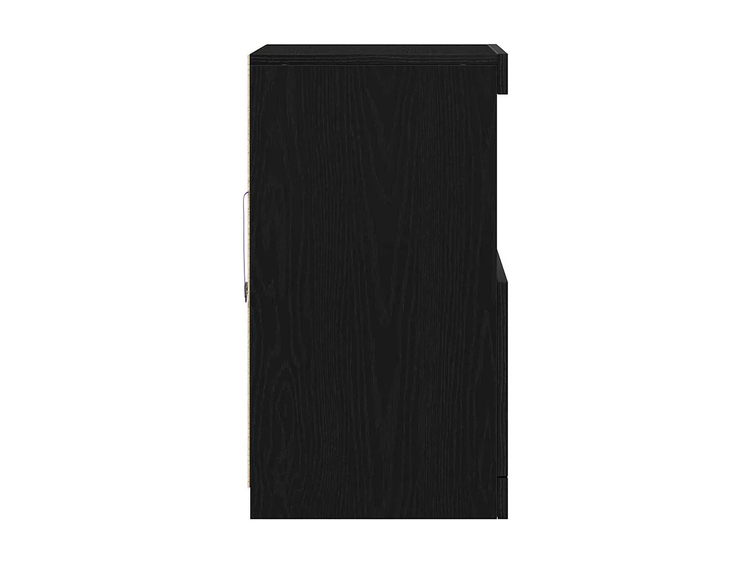 Buffet Chêne noir 41 x 37 x 67 cm Bois d'ingénierie