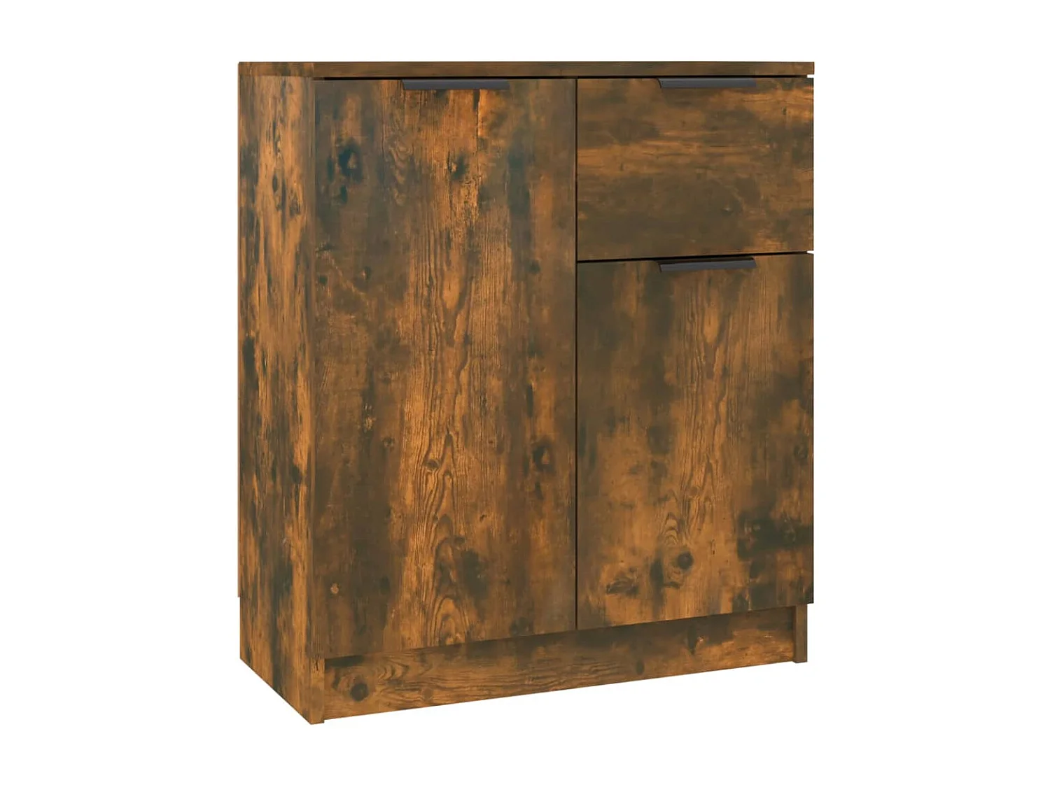 Buffets 2 pièces Chêne fumé 60x30x70 cm Bois d'ingénierie