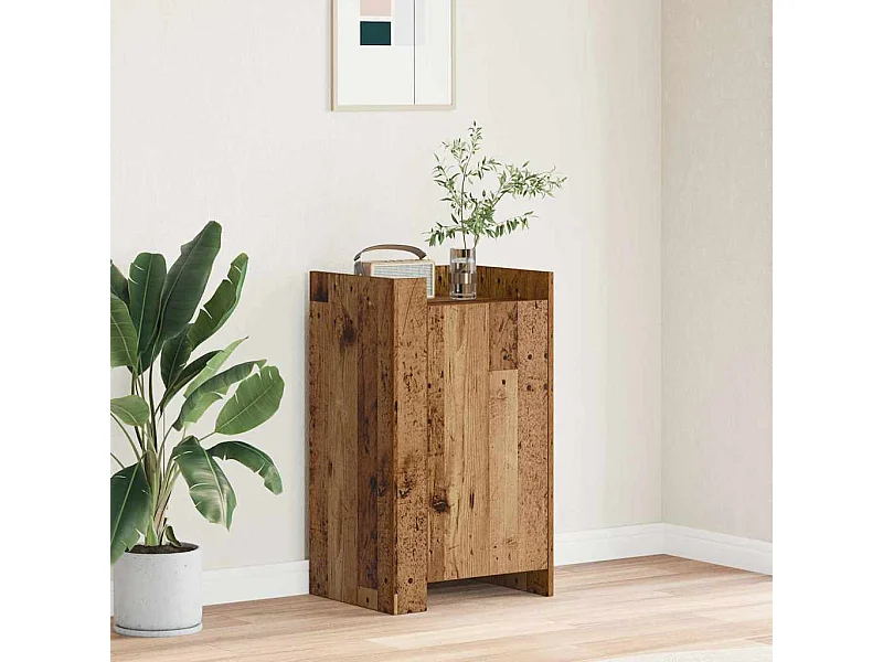 Dressoir Oud hout 45 x 35 x 75 cm Bewerkt hout