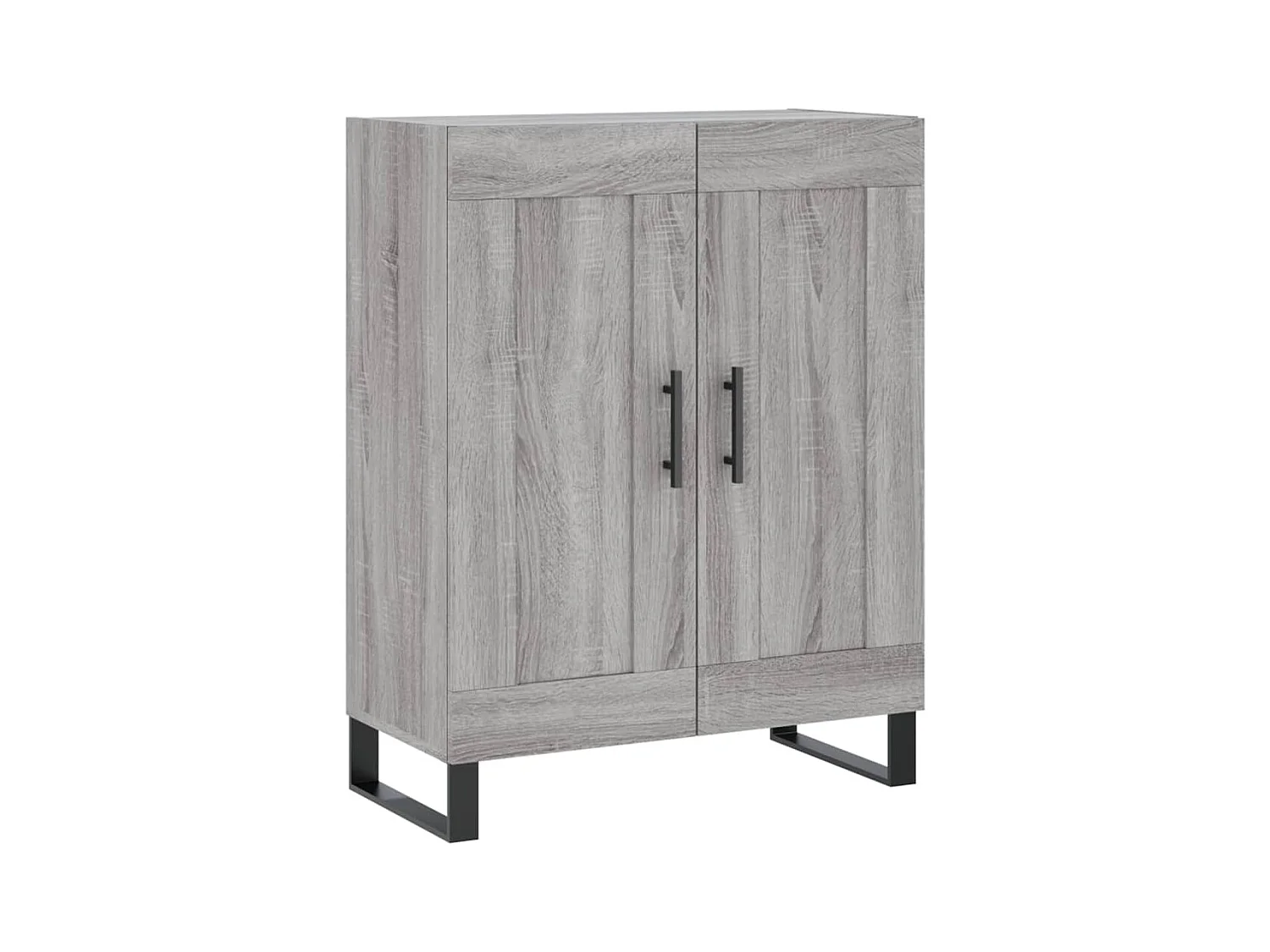 Buffet haut Sonoma gris 69,5x34x180 cm Bois d'ingénierie