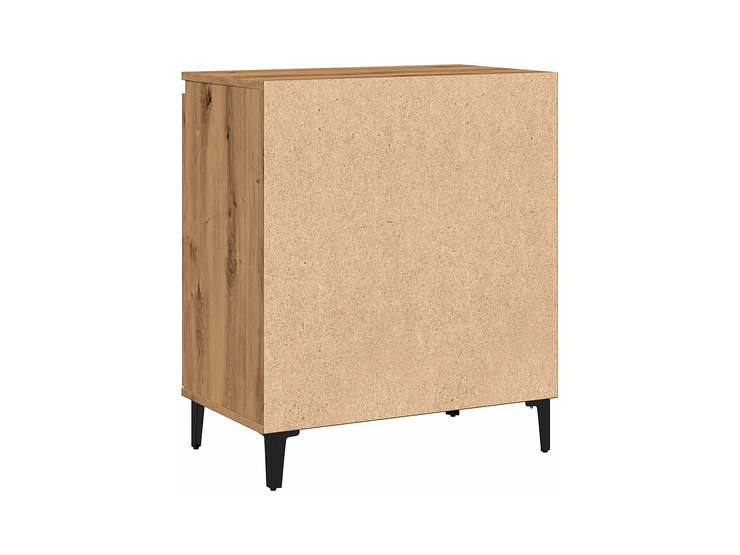 Aparador madera contrachapada roble artisian 60x35x70 cm