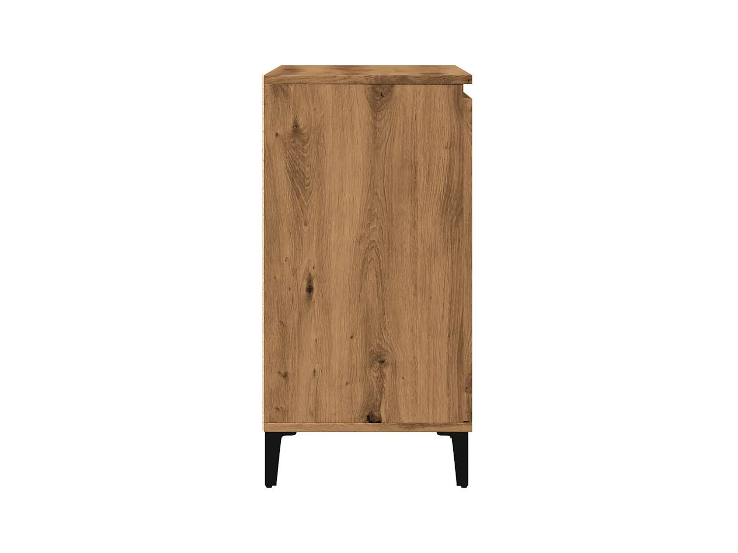 Aparador madera contrachapada roble artisian 60x35x70 cm