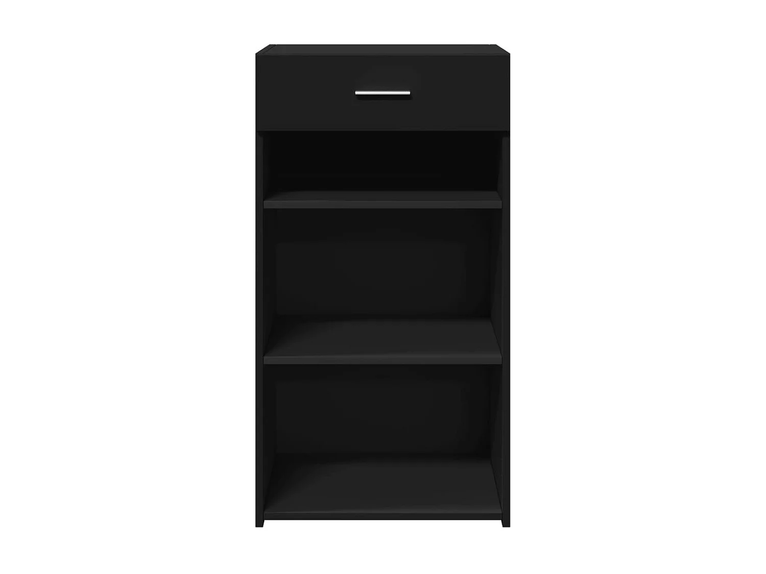 Buffet noir 50x42,5x93 cm bois d'ingénierie