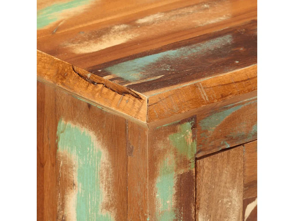 Buffet avec 2 portes 55x30x70 cm bois massif de récupération