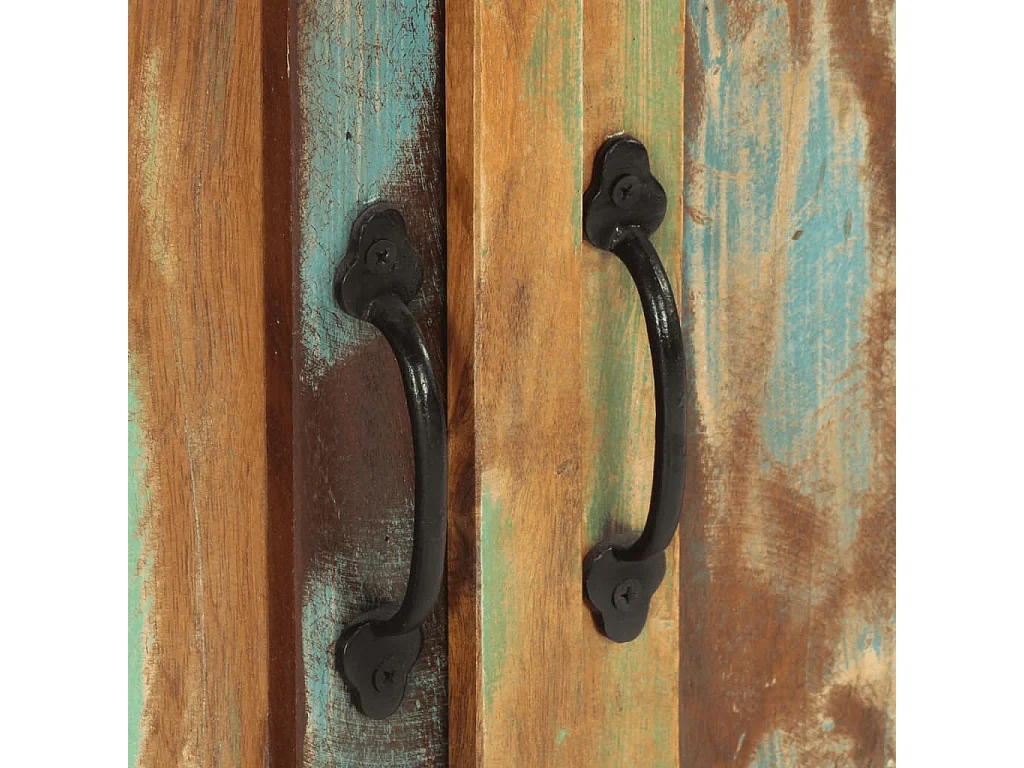 Buffet avec 2 portes 55x30x70 cm bois massif de récupération