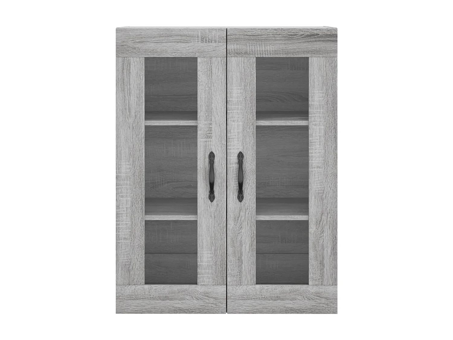 Buffet haut Sonoma gris 69,5x34x180 cm Bois d'ingénierie