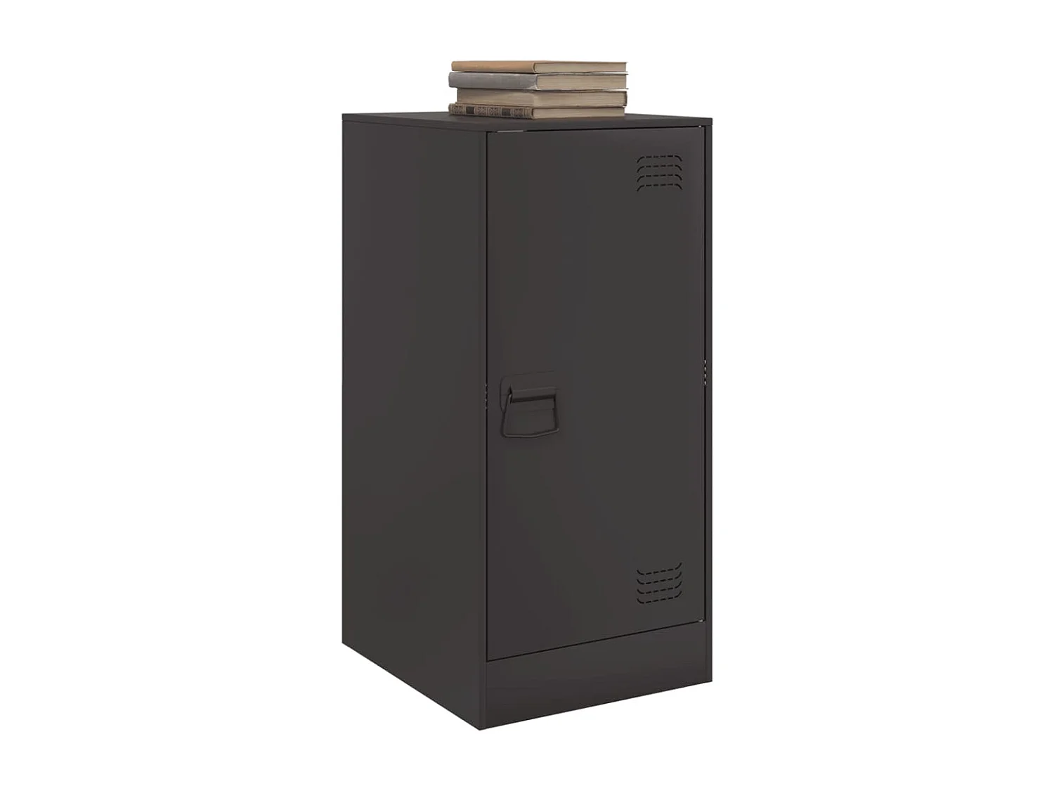 Buffet noir 34,5x39x73 cm acier