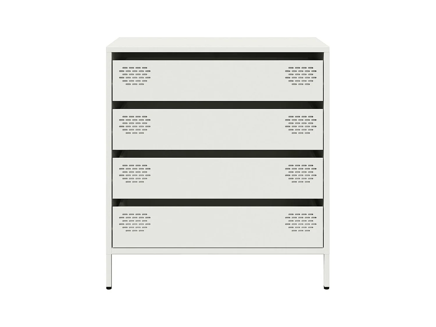 Buffet blanc 68x39x73,5 cm acier laminé à froid