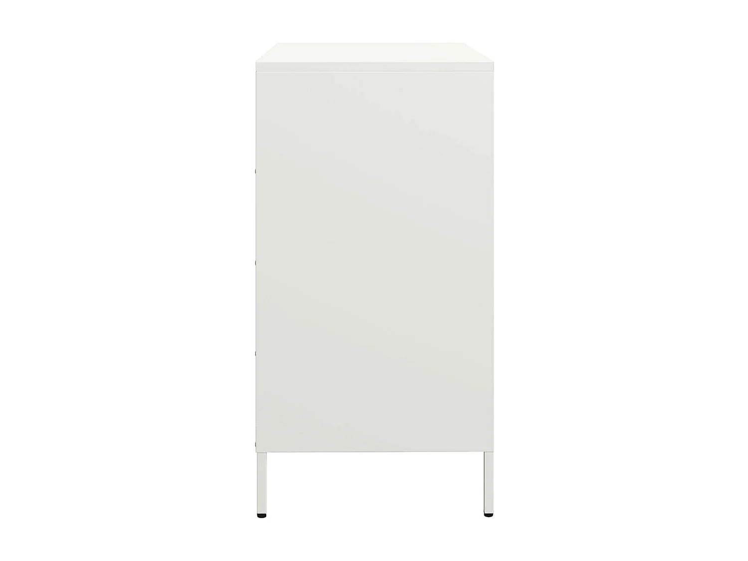 Buffet blanc 68x39x73,5 cm acier laminé à froid