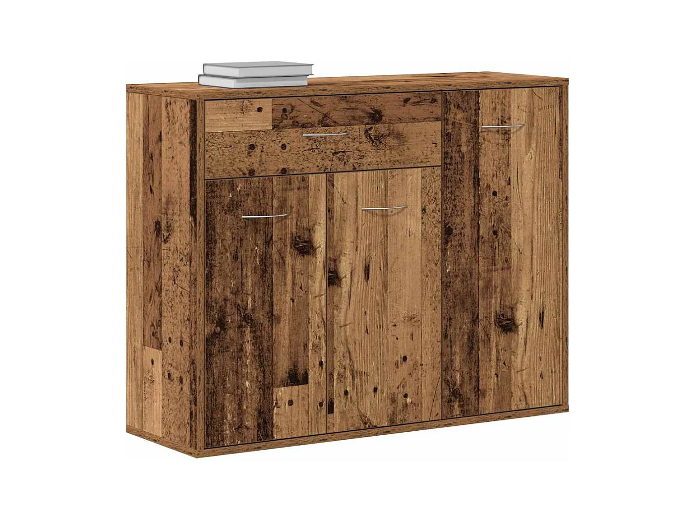 Buffet vieux bois 88x30x70 cm bois d'ingénierie