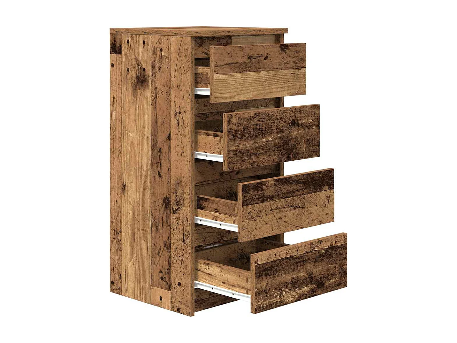 Buffet vieux bois 37,5x35x76 cm bois d'ingénierie