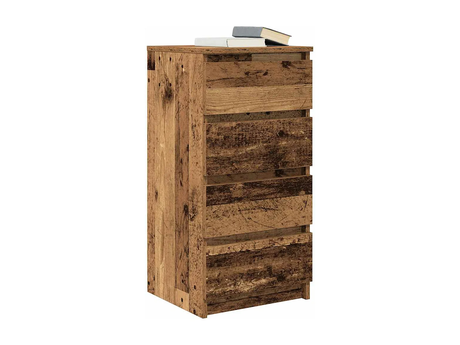 Buffet vieux bois 37,5x35x76 cm bois d'ingénierie