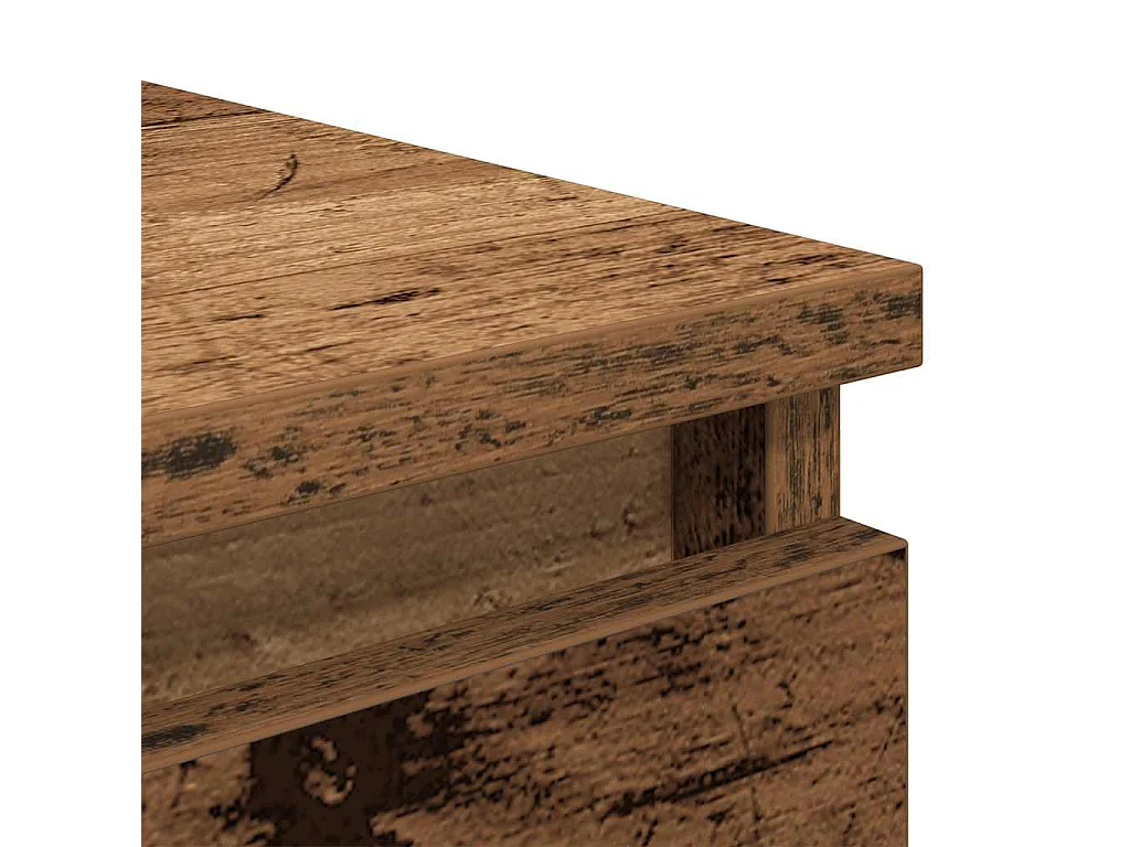 Buffet vieux bois 37,5x35x76 cm bois d'ingénierie