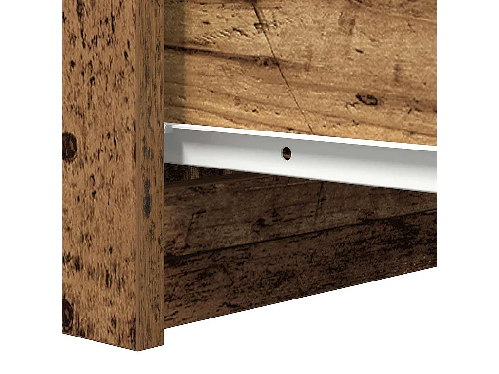 Buffet vieux bois 37,5x35x76 cm bois d'ingénierie