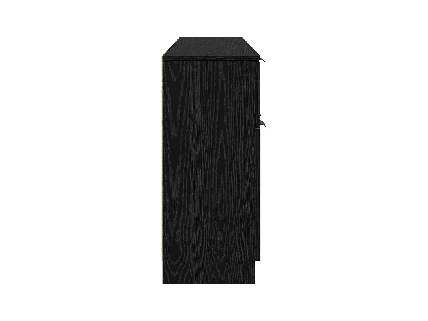 Buffet 3 pièces Chêne noir 60 x 30 x 70 cm Bois d'ingénierie