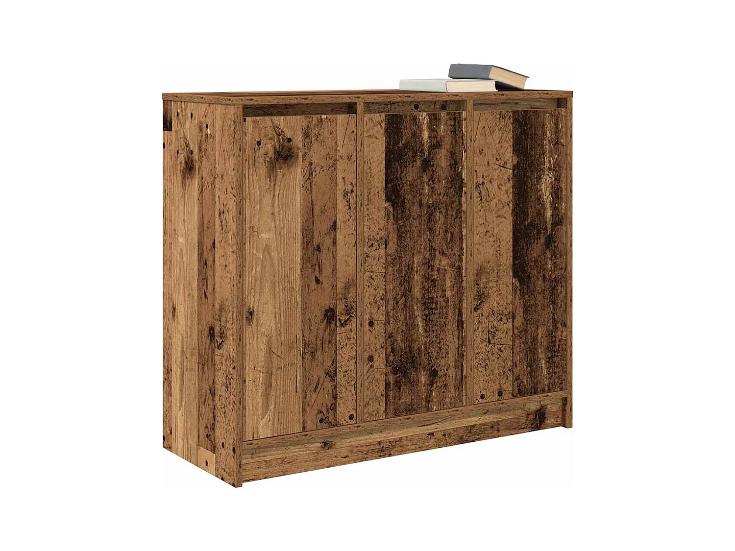 Buffet vieux bois 85x34x76 cm bois d'ingénierie