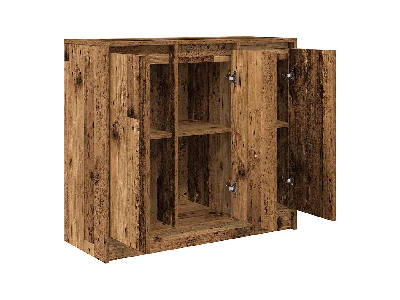 Buffet vieux bois 85x34x76 cm bois d'ingénierie