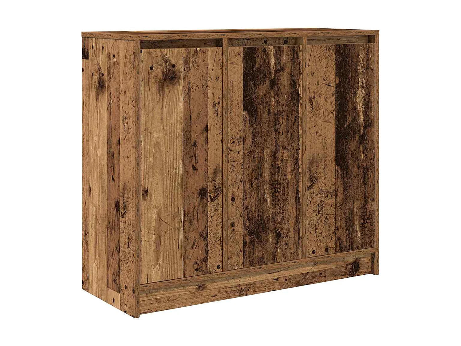 Buffet vieux bois 85x34x76 cm bois d'ingénierie