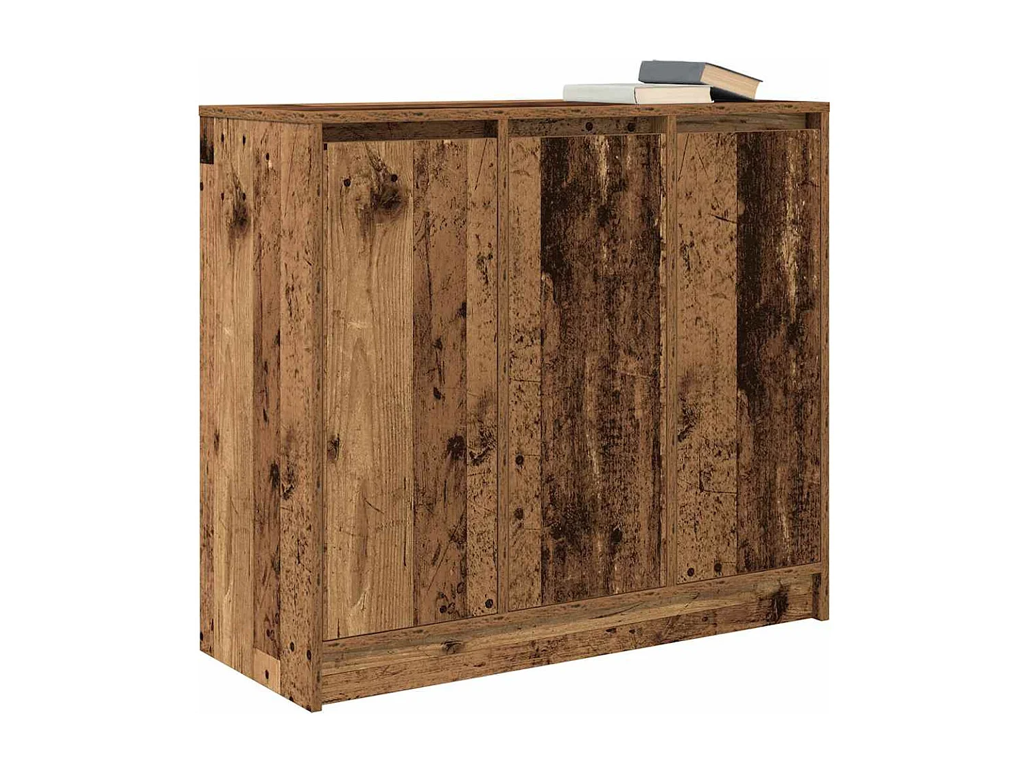 Buffet vieux bois 85x34x76 cm bois d'ingénierie