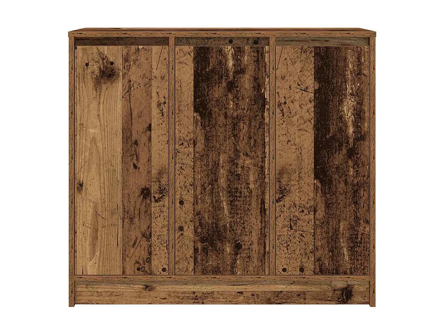 Buffet vieux bois 85x34x76 cm bois d'ingénierie