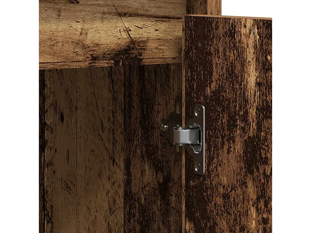 Buffet vieux bois 85x34x76 cm bois d'ingénierie