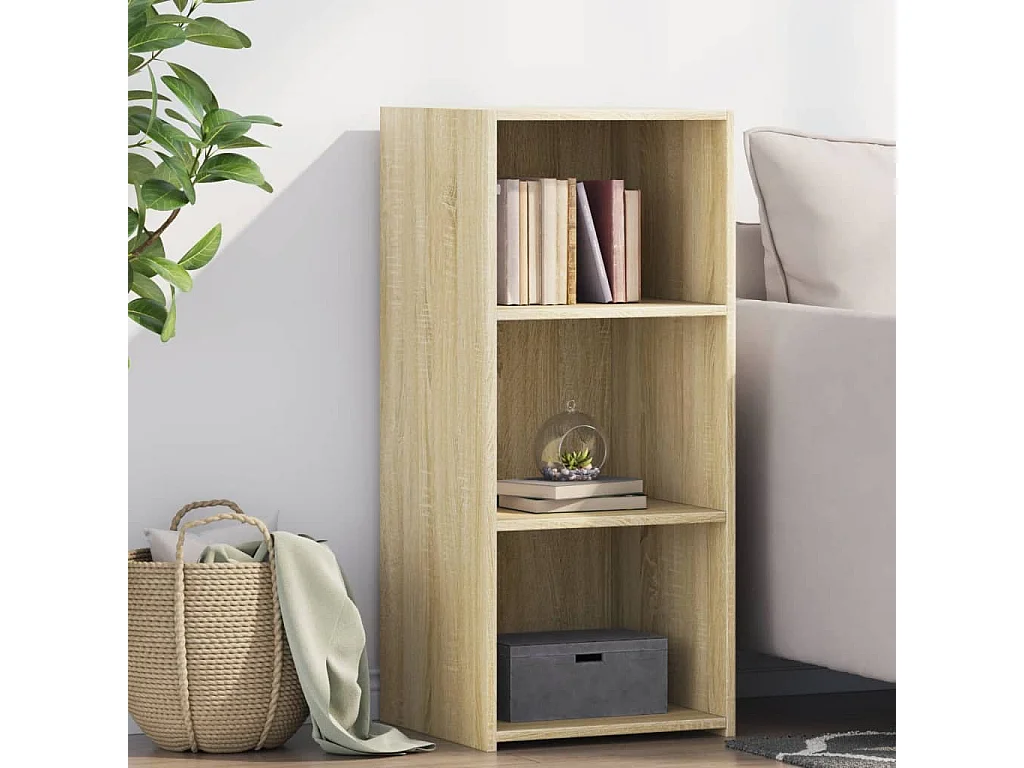 Aparador de madera de ingeniería roble Sonoma 40x41x93 cm