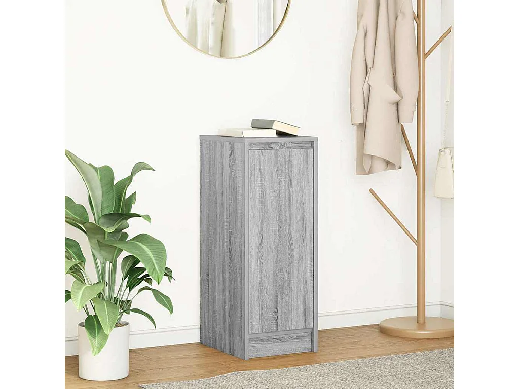 Buffet sonoma gris 29,5x34x76 cm bois d'ingénierie