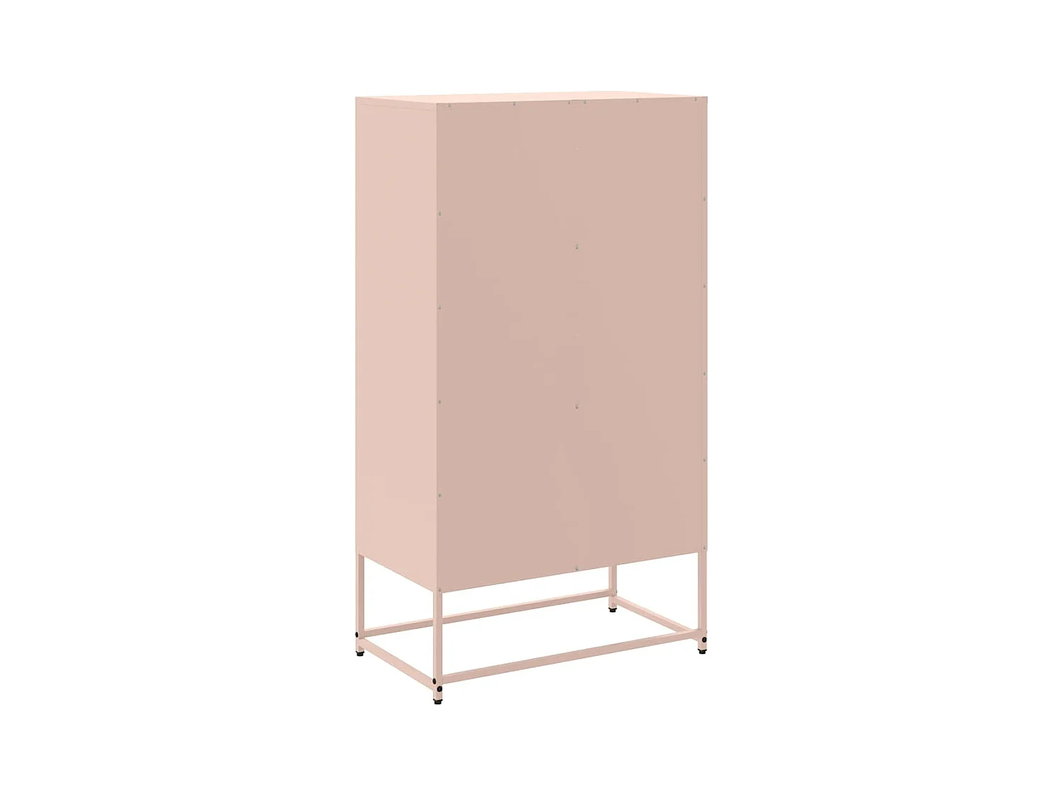 Buffet haut rose 68,5x38,5x123,5 cm acier