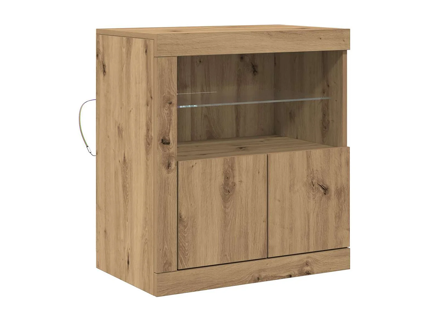 Buffet Marron 60.5 x 37 x 67 cm Bois d'ingénierie