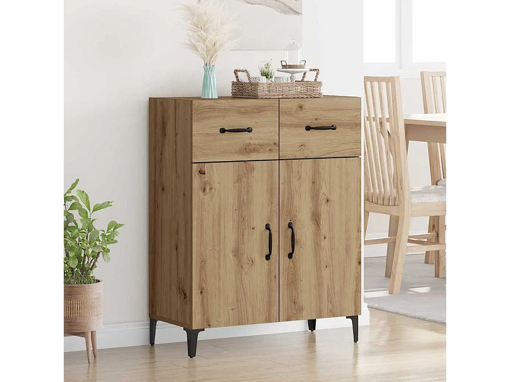 Buffet chêne artisanal 34 x 69.5 x 90 cm Bois d'ingénierie