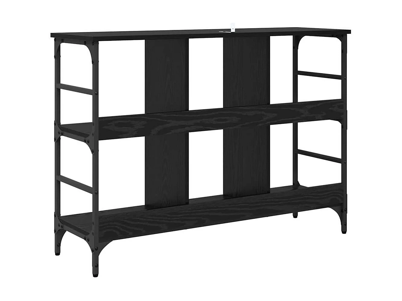 Buffet Noir 102 x 32 x 73.5 cm Bois d'ingénierie